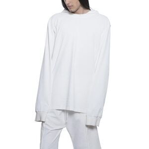 DAMIR DOMA Oversized Long Sleeve Cotton Hoodie Men WHITE Sweaters & Cardigans